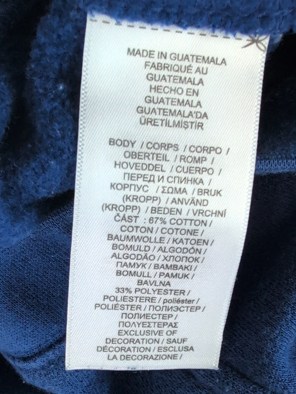 Ralph Lauren Graphic Fleece Hook U Sweatpants & Hoodie Set Blue 9M - Picture 7 of 7